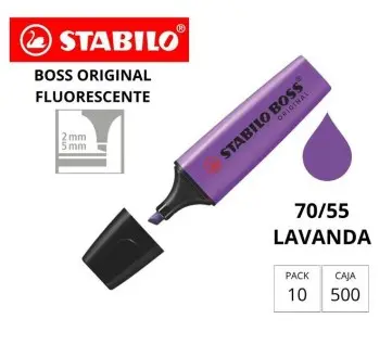 MARCADOR FLUORESCENTE STABILO BOSS 70–LAVANDA