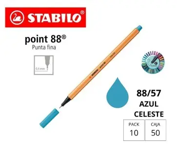 ROTULADOR STABILO POINT 88 AZUL CELESTE 