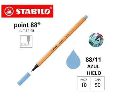 ROTULADOR STABILO POINT 88 AZUL HIELO