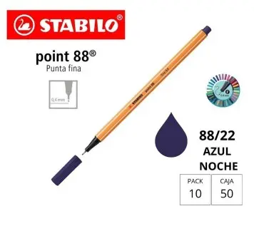 ROTULADOR STABILO POINT 88 AZUL PRUSIA