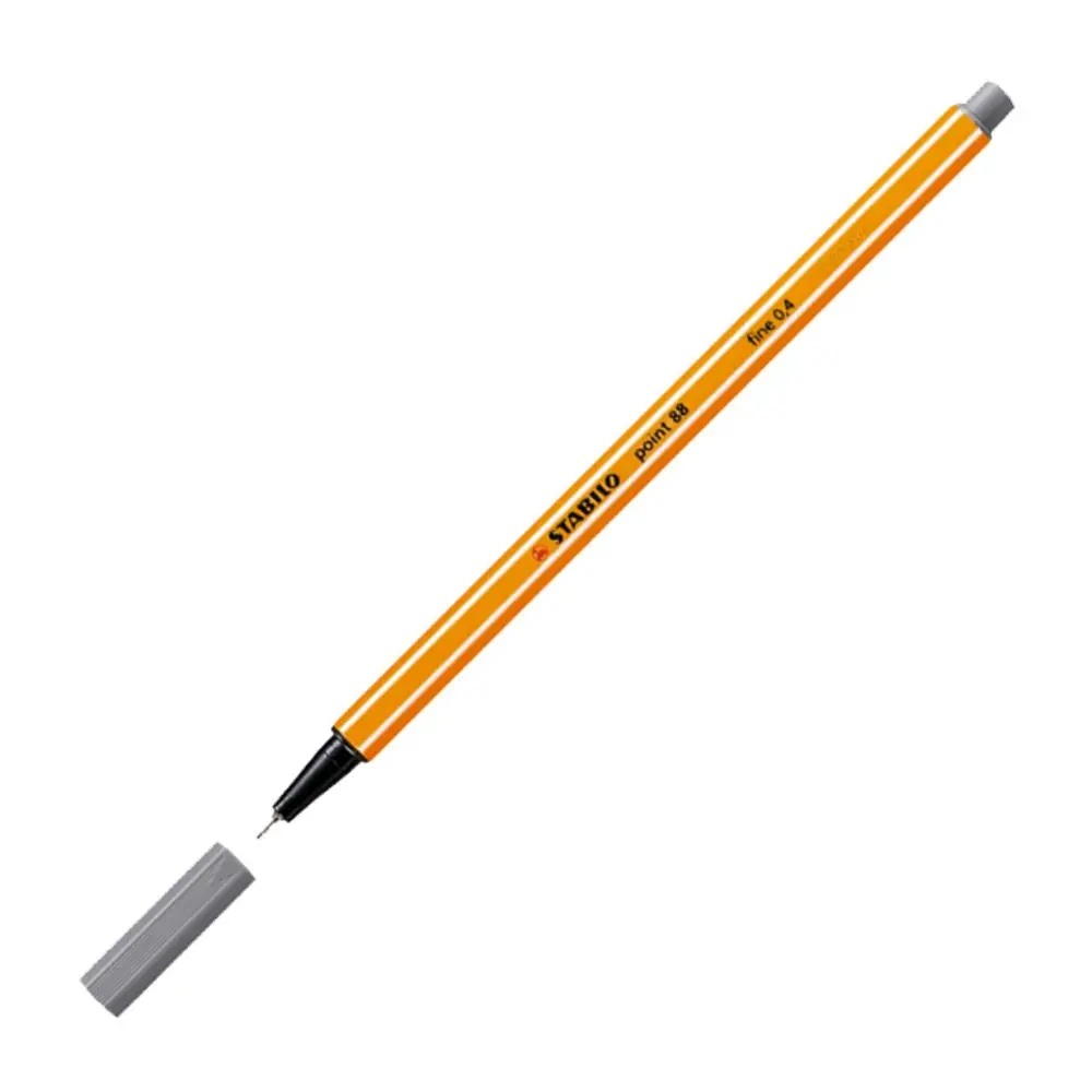 ROTULADOR STABILO POINT 88 GRIS OSCURO 