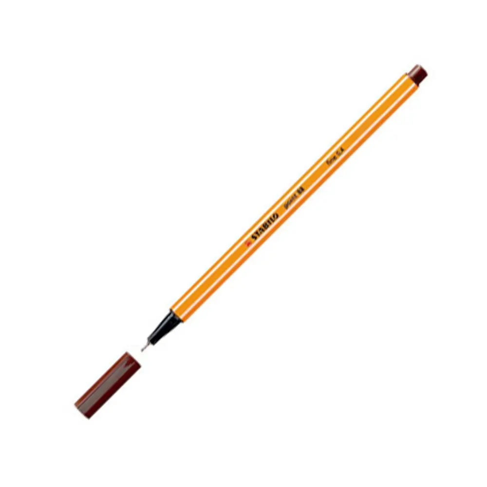 ROTULADOR STABILO POINT 88 MARRON 