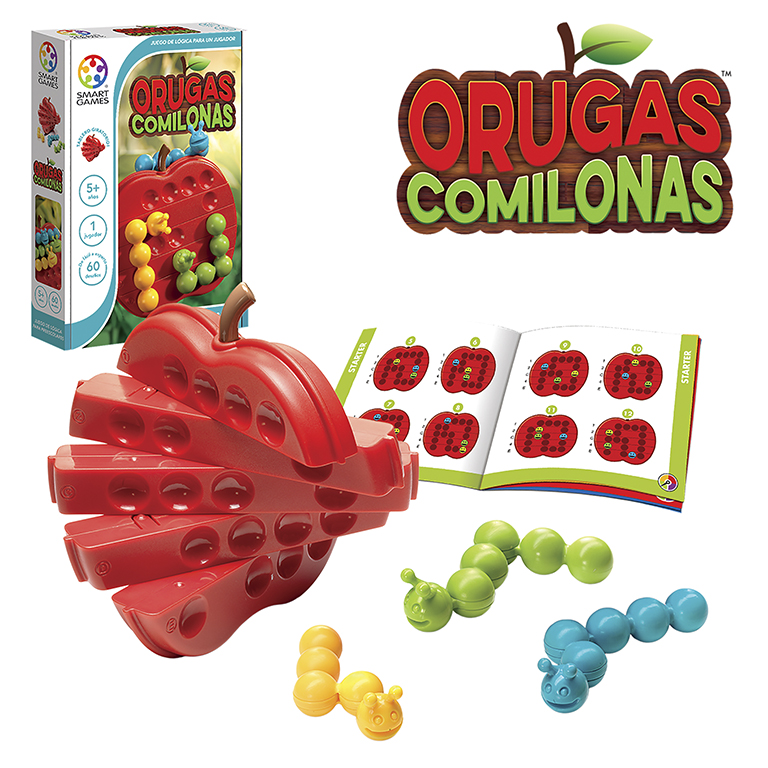 JUEGO DE LOGICA LUDILO ORUGAS COMILONAS