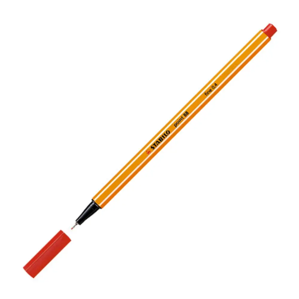 ROTULADOR STABILO POINT 88 ROJO