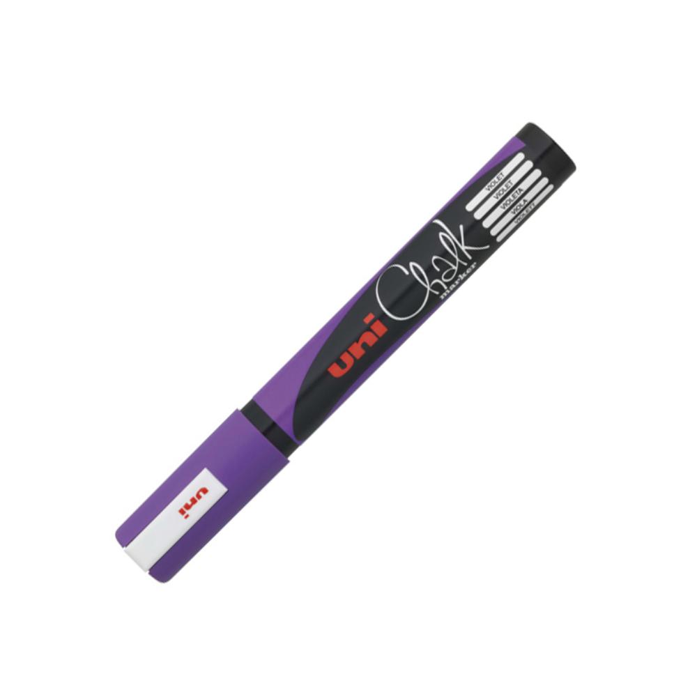 ROTULADOR UNI CHALK TIZA LÍQUIDA VIOLETA