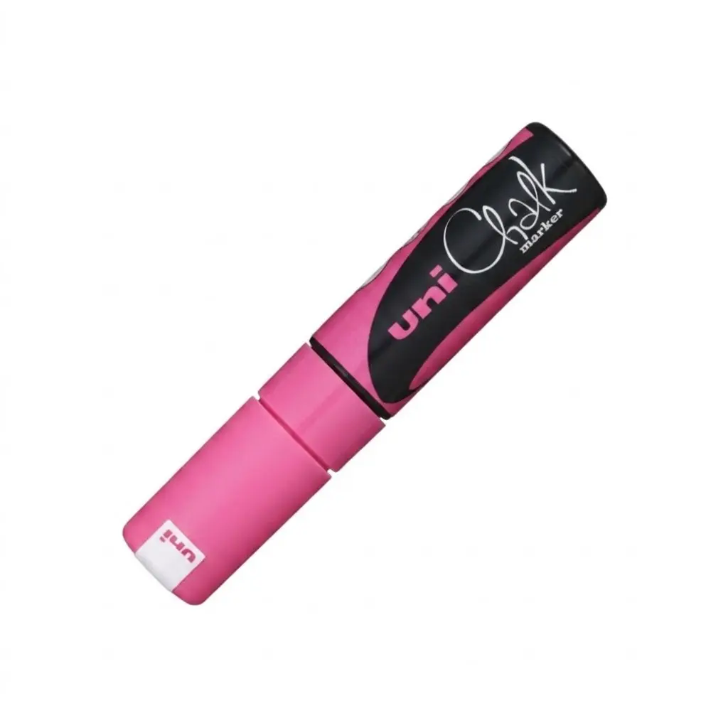 ROTULADOR UNI CHALK MARCADOR DE TIZA LÍQUIDA 8 MM ROSA