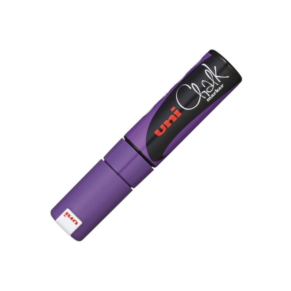 ROTULADOR UNI CHALK MARCADOR DE TIZA LÍQUIDA 8 MM VIOLETA