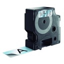 CINTA DYMO D1 24MM×7 M NEGRO/TRANSPARENTE