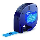 CINTA DYMO LETRATAG PLÁSTICO 12MM×4 M NEGRO/AZUL 