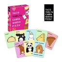 JUEGO DE CARTAS LUDILO TACO, VUELTA, CABRA, QUESO, PIZZA 