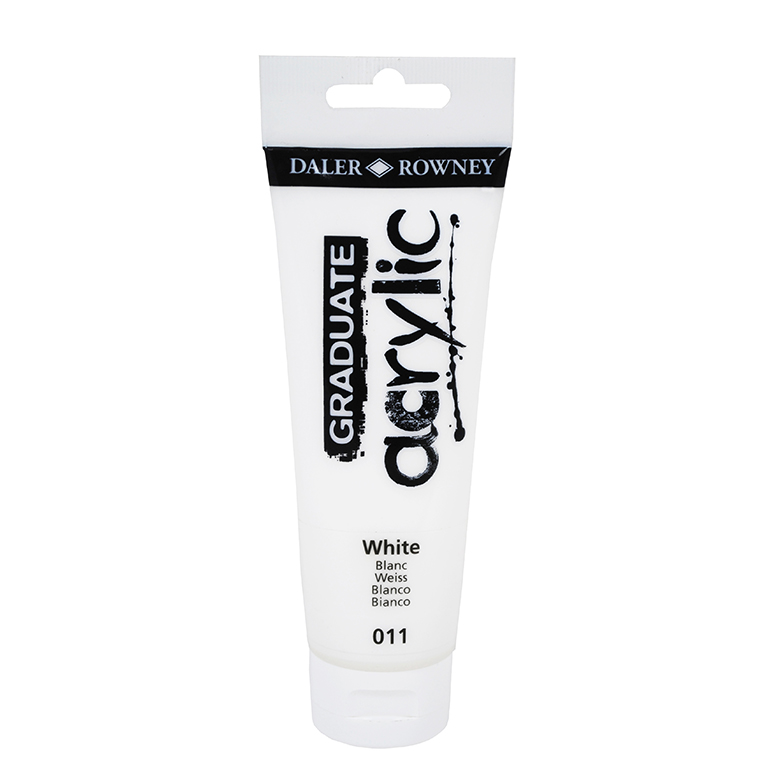 PINTURA ACRÍLICO BLANCO 120ML DALER-ROWNEY 