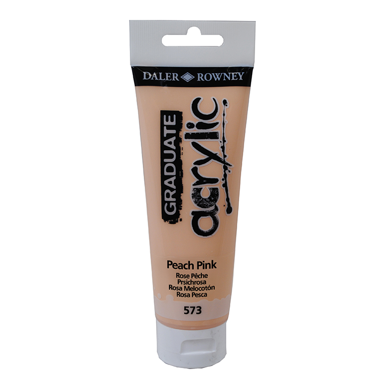 PINTURA ACRÍLICO ROSA MELOCOTON 120ML DALER-ROWNEY 