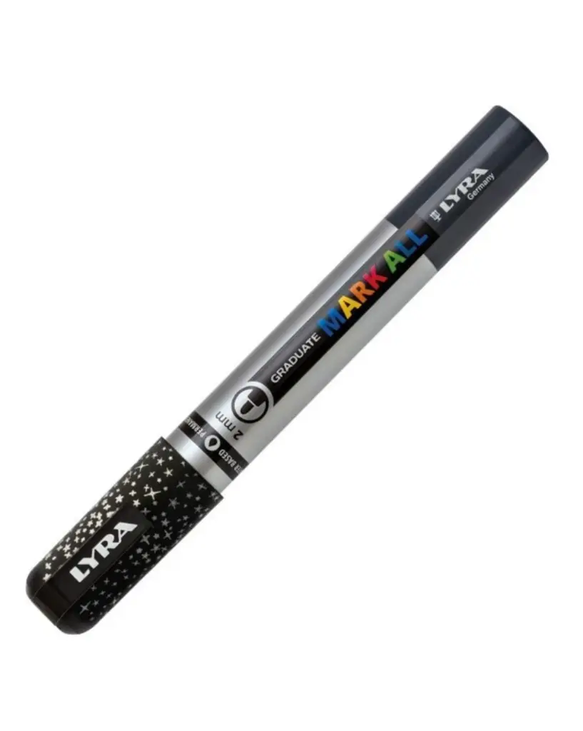 ROTULADOR ACRÍLICO LYRA MARCADOR 8MM NEGRO 