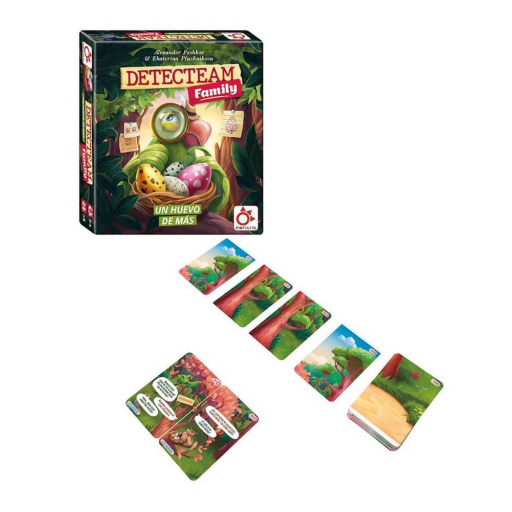 JUEGO DE CARTAS MERCURIO DETECTEAM FAMILY: UN HUEVO DE MÁS