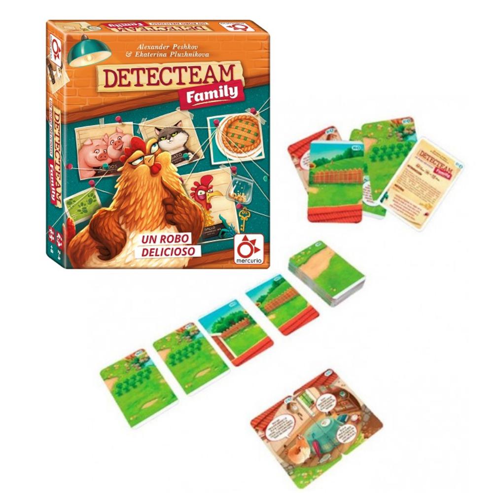 JUEGO DE CARTAS MERCURIO DETECTEAM FAMILY: UN ROBO DELICIOSO