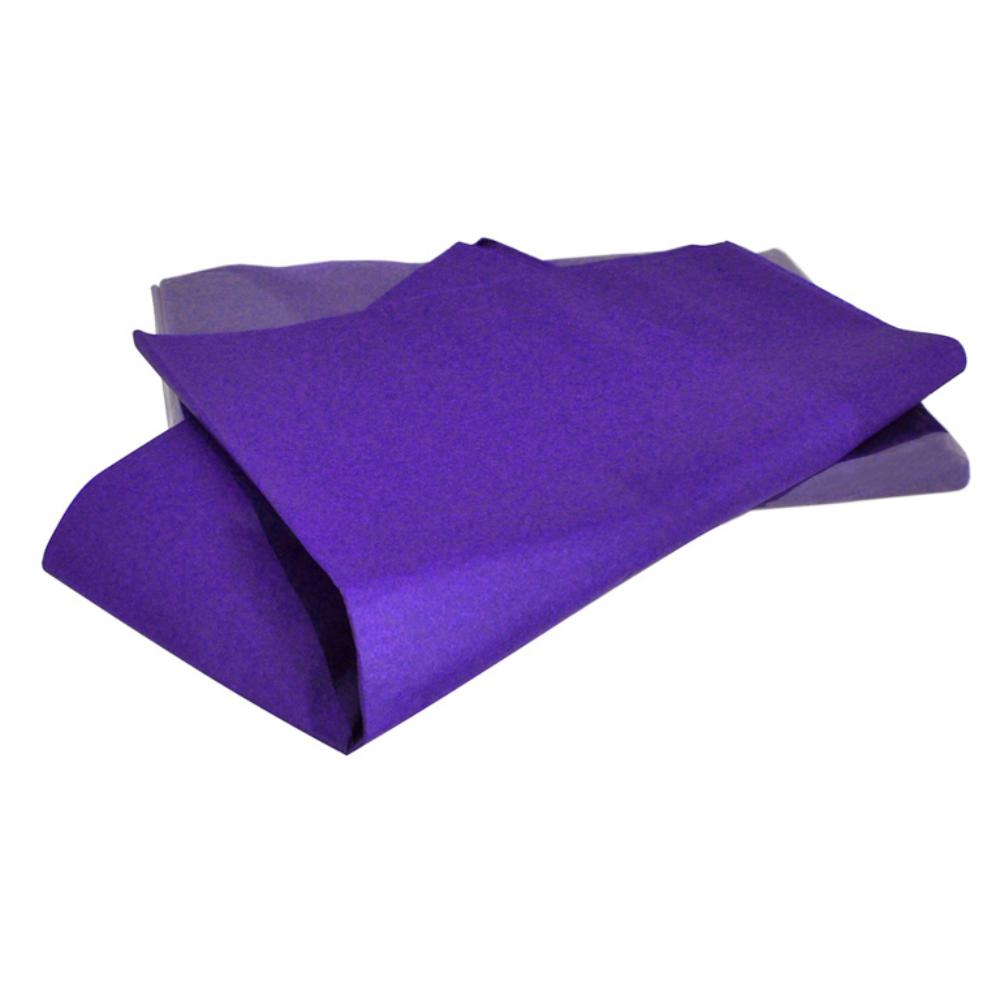 PAPEL SEDA RESMA 500H 50×75CM 18 G VIOLETA MANO 25 HOJAS