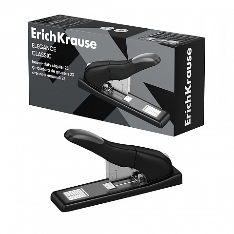 GRAPADORA ERICHKRAUSE ELEGANCE CLASSIC GRUESOS 140 HOJAS NEGRO