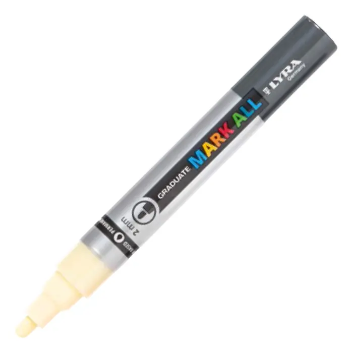 ROTULADOR ACRÍLICO LYRA 2MM AMARILLO GRADUATE MARK ALL 
