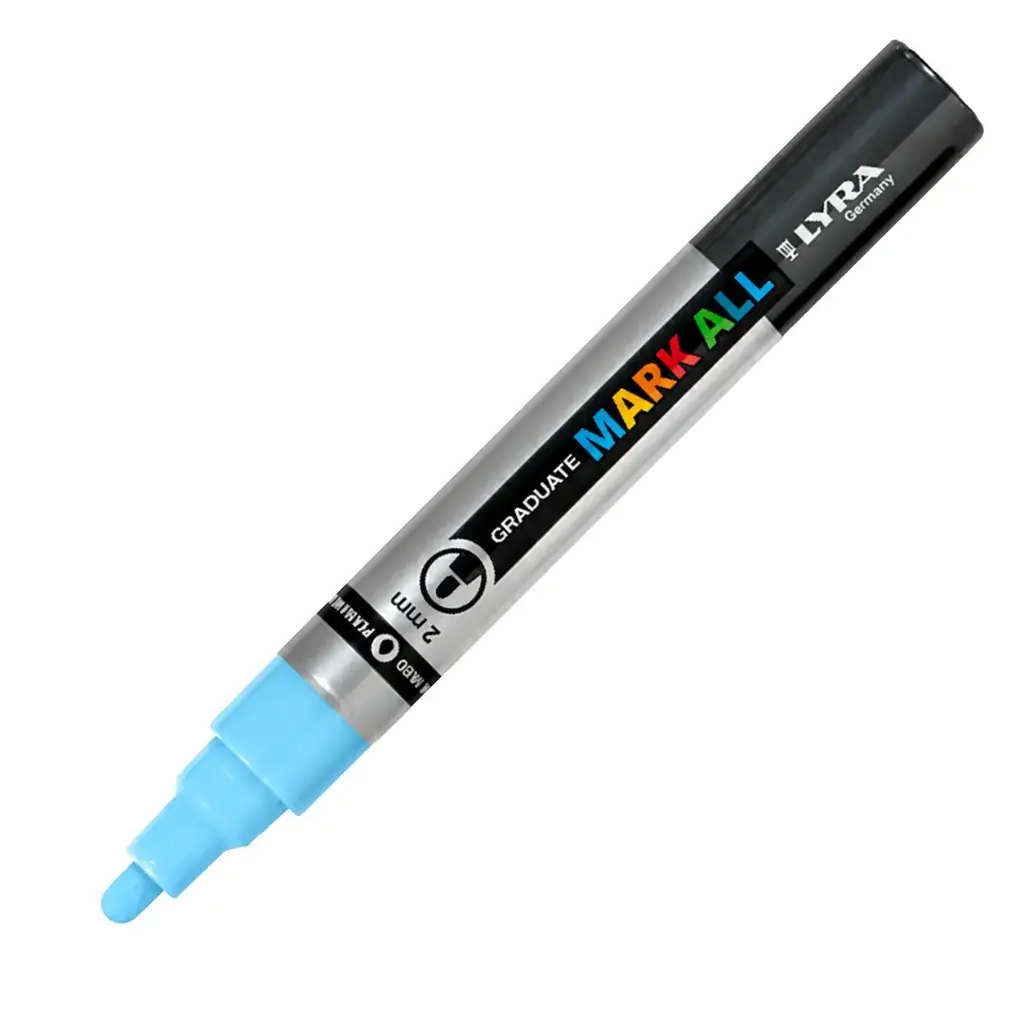 ROTULADOR ACRÍLICO LYRA 2MM AZUL CIELO GRADUATE MARK ALL