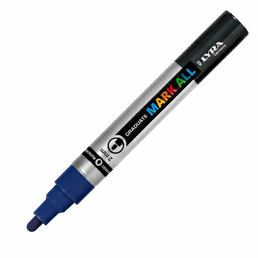 ROTULADOR ACRÍLICO LYRA 2MM AZUL INDIGO GRADUATE MARK ALL 