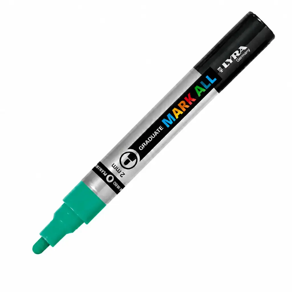 ROTULADOR ACRÍLICO LYRA 2MM ESMERALDA GRADUATE MARK ALL