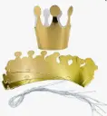 CORONAS INFANTILES DE CARTULINA MODELOS SURTIDOS 10 UNIDADES