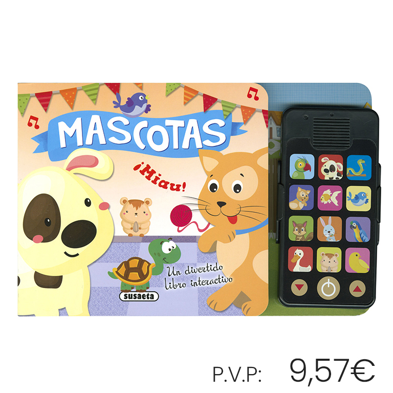JUGUETE SUSAETA LIBRO INFANTIL CON MÓVIL DE JUGUETE