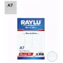 BLOC NOTAS MICROPERFORADO RAYLU A7 60 GRAMOS 80 HOJAS CUADRICULA DE 4 MM