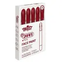 BARRA DE MAQUILLAJE TWIST MAKE-UP ROJO CAJA JOVI
