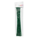 LIMPIAPIPAS CHENILLA VERDE 4MMX30CM PACK 50U