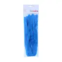 LIMPIAPIPAS CHENILLA AZUL 4MM X 30CM PACK 50U