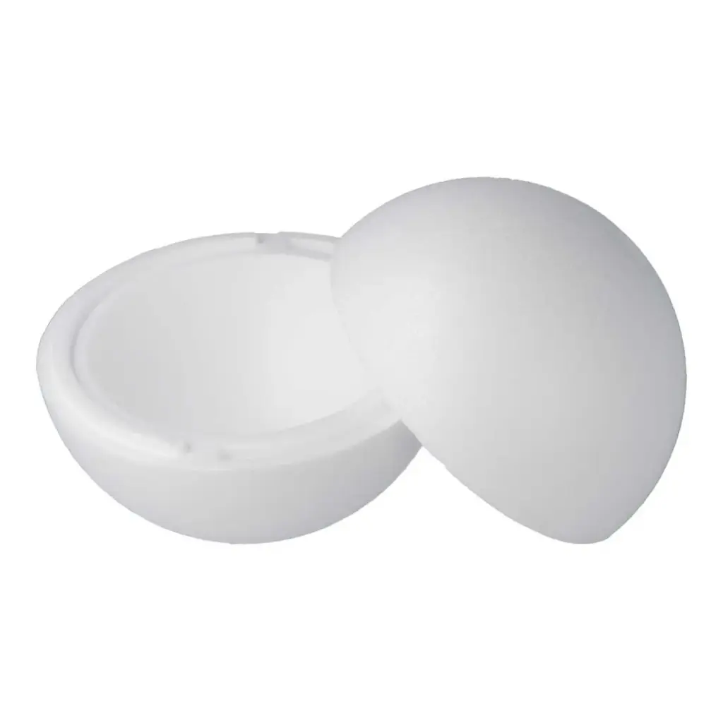 BOLA POREXPAN INSPIRO 20 CM 2 MITADES (PACK 8) 