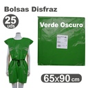 BOLSA DE DISFRAZ VERDE OSCURO 60×90 CM 