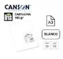CARTULINA CANSON IRIS A3 BLANCO