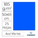CARTULINA CANSON IRIS 50×65CM AZUL MARINO