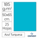 CARTULINA CANSON IRIS 50×65CM AZUL TURQUESA