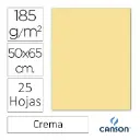 CARTULINA CANSON IRIS 50×65CM CREMA