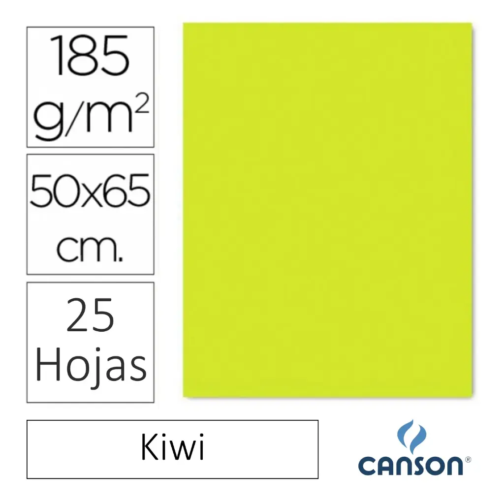 CARTULINA CANSON IRIS 50×65CM KIWI