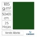 CARTULINA CANSON IRIS 50×65CM VERDE ABETO
