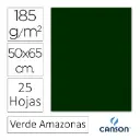 CARTULINA CANSON IRIS  50×65CM VERDE AMAZONAS 