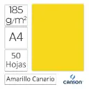 CARTULINA CANSON IRIS A4 AMARILLO CANARIO