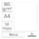 CARTULINA CANSON IRIS A4 BLANCA