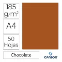 CARTULINA CANSON IRIS A4 CHOCOLATE 