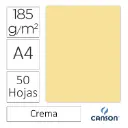 CARTULINA CANSON IRIS A4 CREMA