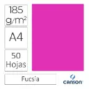 CARTULINA CANSON IRIS A4 FUCSIA