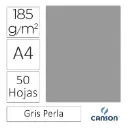 CARTULINA CANSON IRIS A4 GRIS PERLA