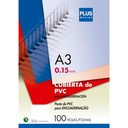 CUBIERTA ENCUADERNAR A3 CRISTAL 200M 100UDS