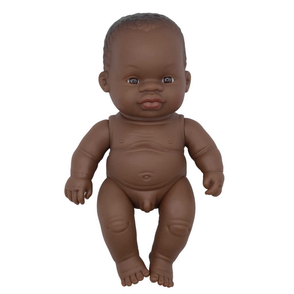 MUÑECO BABY AFRICANO NIÑO 21 CM 