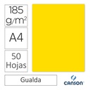 CARTULINA CANSON IRIS A4 GUALDA