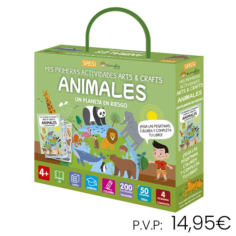 LIBRO+PUZZLE MANOLITO ANIMALES 